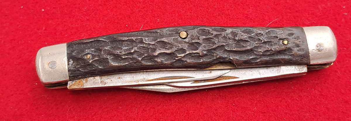 Vintage 3 Blade Henry Boker Pocket Knife -Made in Germany