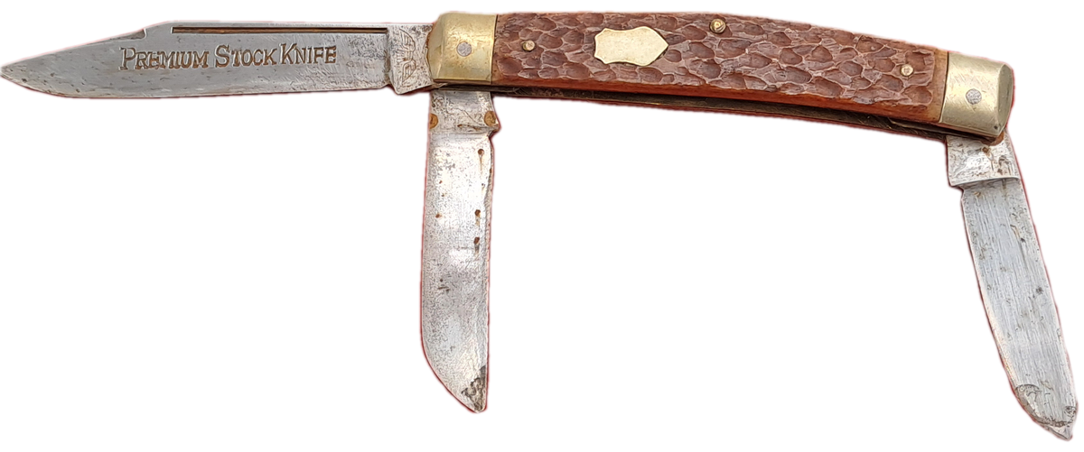 Vintage 3 Blade Solingen Premium stock Pocket knife -made in Germany