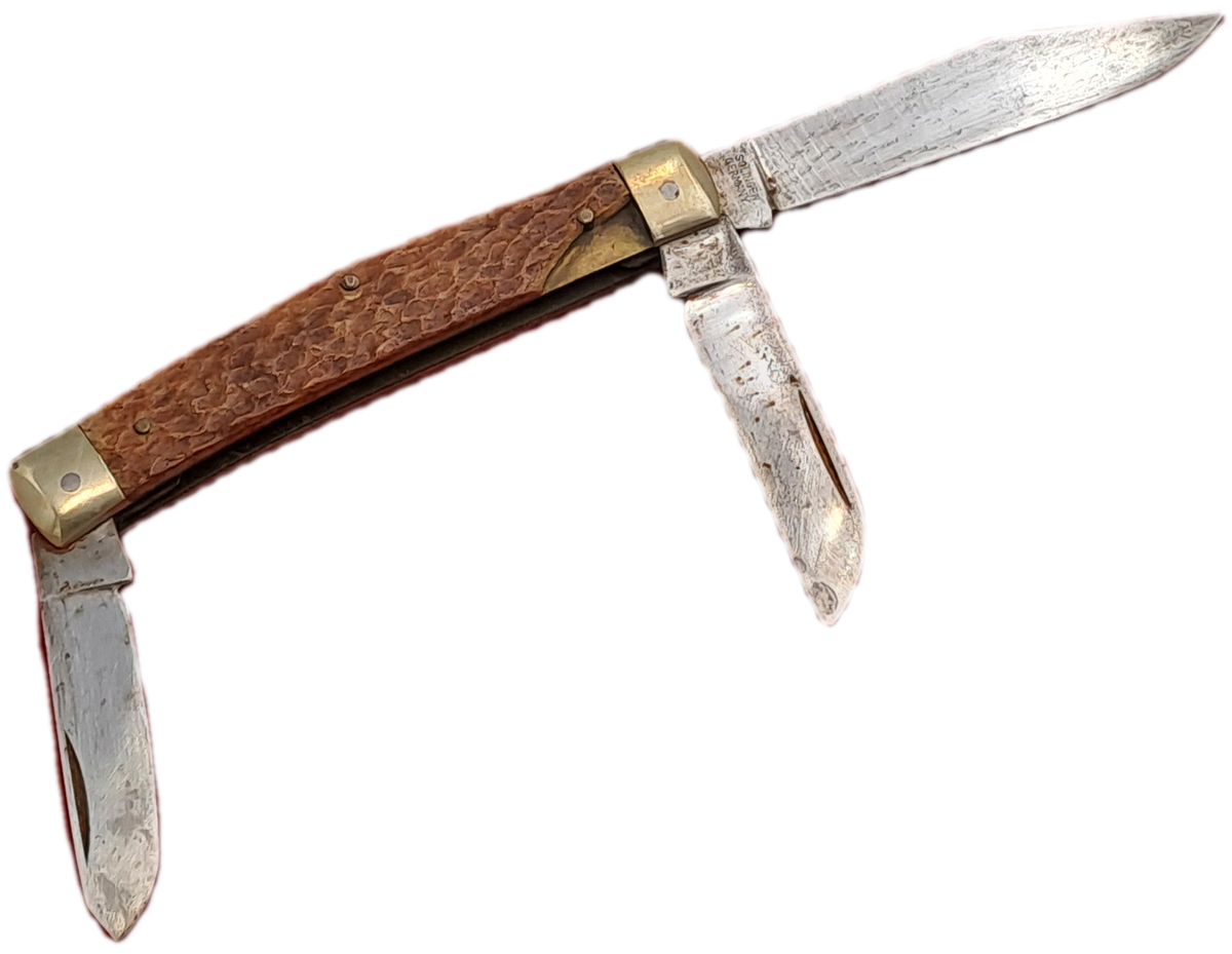 Vintage 3 Blade Solingen Premium stock Pocket knife -made in Germany