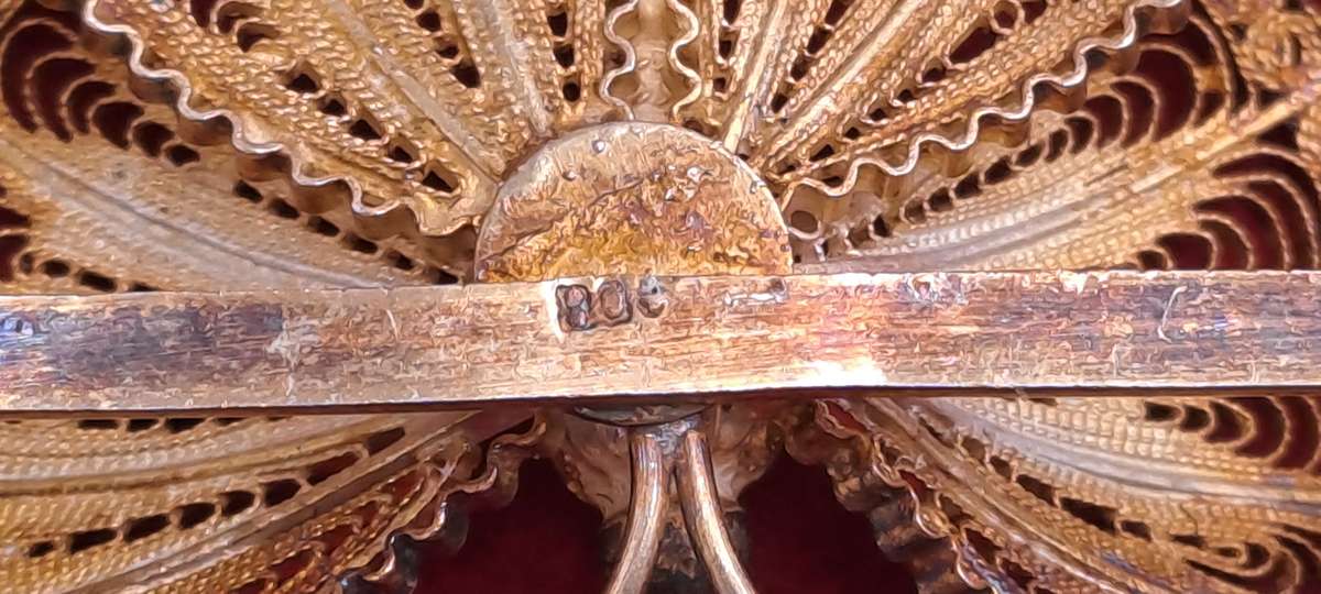 Vintage Butterfly Pin Brooch (stamped 800 for 80% silver)