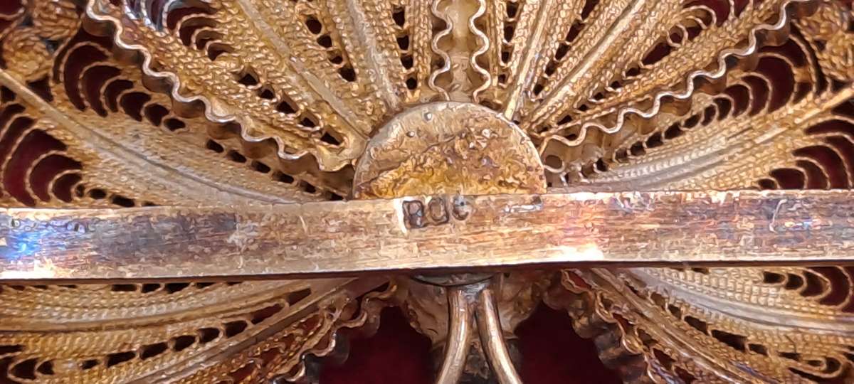 Vintage Butterfly Pin Brooch (stamped 800 for 80% silver)