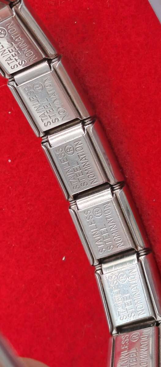 Pre-owned Nomination Bracelet -Italy -with 8 Charms