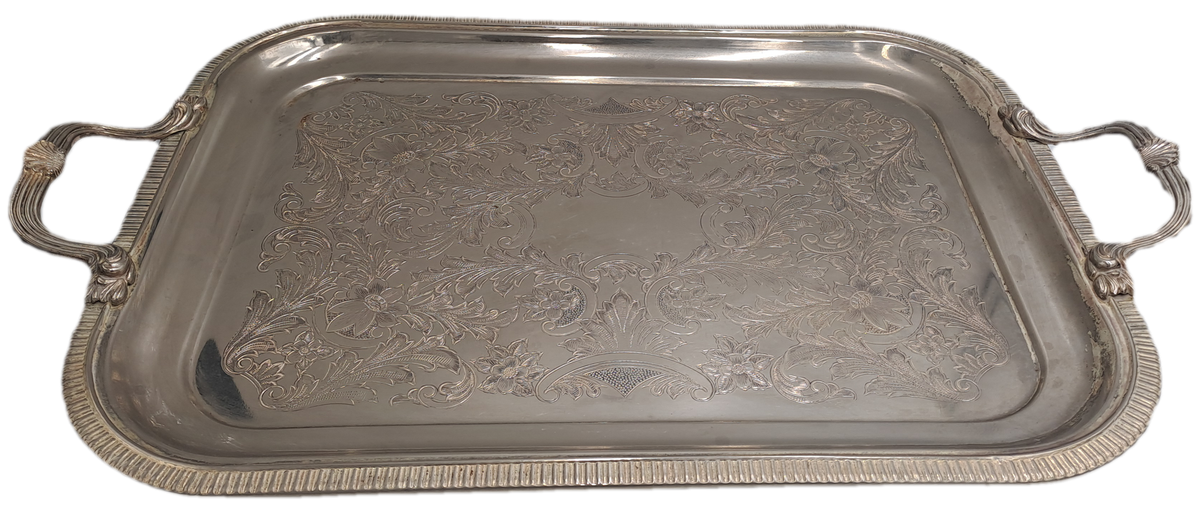 4 Pc Vintage Silverplate EPNS Teaset (Unmarked) Heavy Items