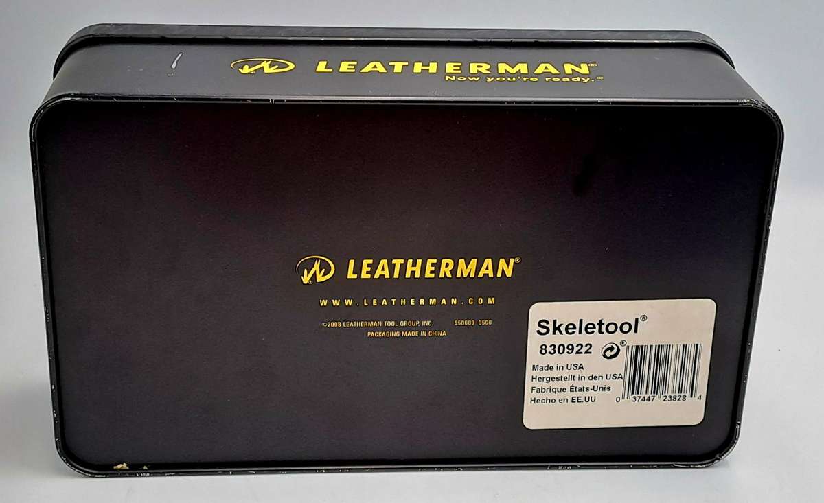Leatherman Skeletool -Multi Tool In Tin Case -seem to be Unused