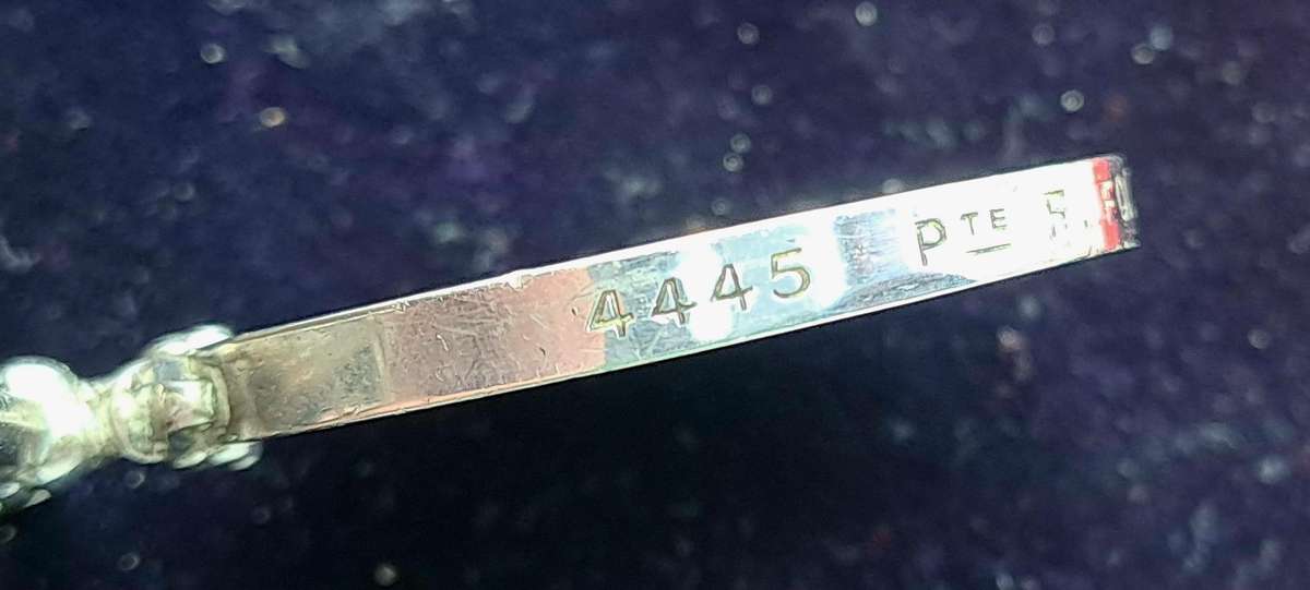 Boerwar 1899-1900 Queen Victoria QSA Medal Awarded to- 4445 Pte. F.Fountain 12 R. Lancers -5 clasps