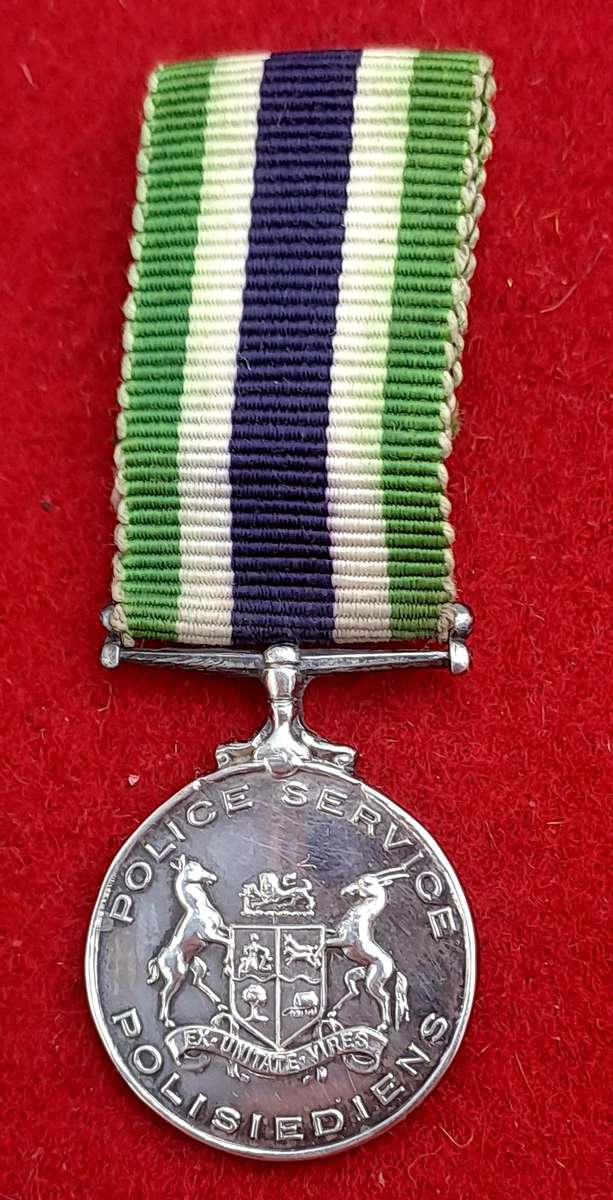 South Africa  Police Service MINI medal for Faithful Service 20mm