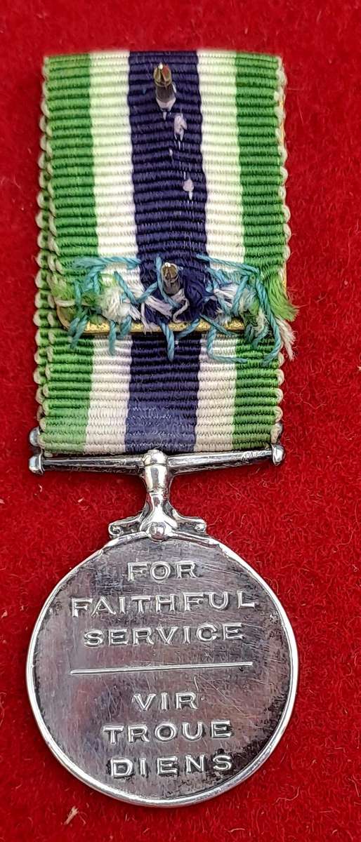 South Africa  Police Service MINI medal for Faithful Service 20mm
