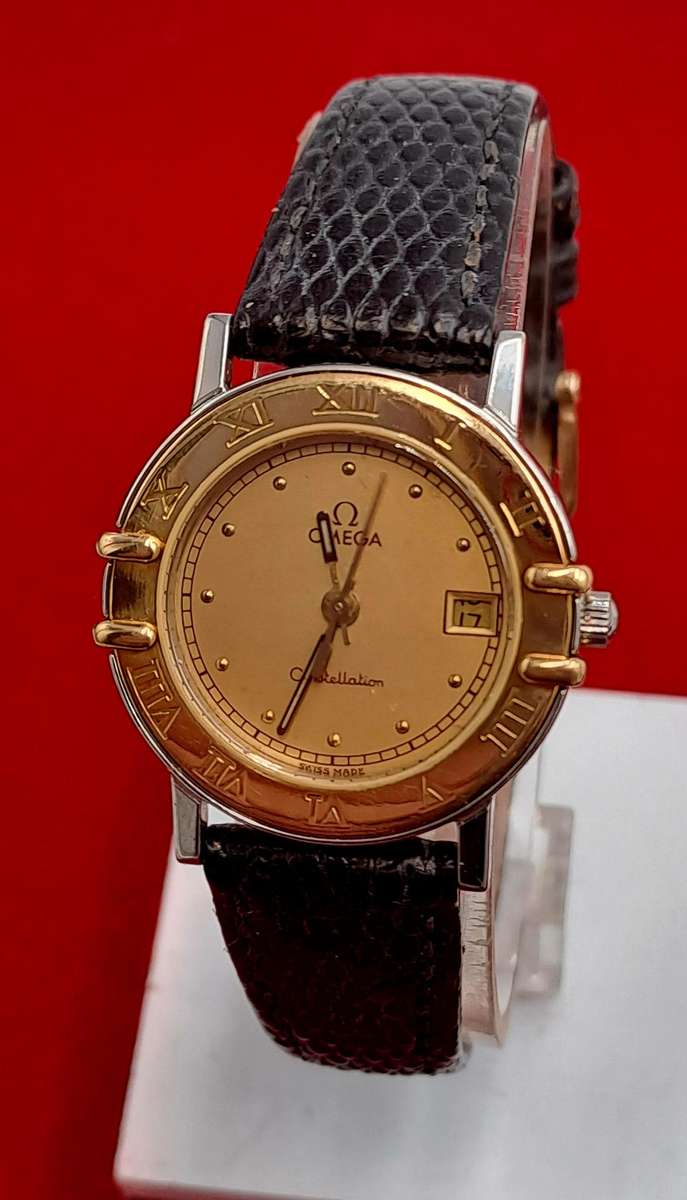 Vintage Ladies Omega Constellation Quartz Watch working