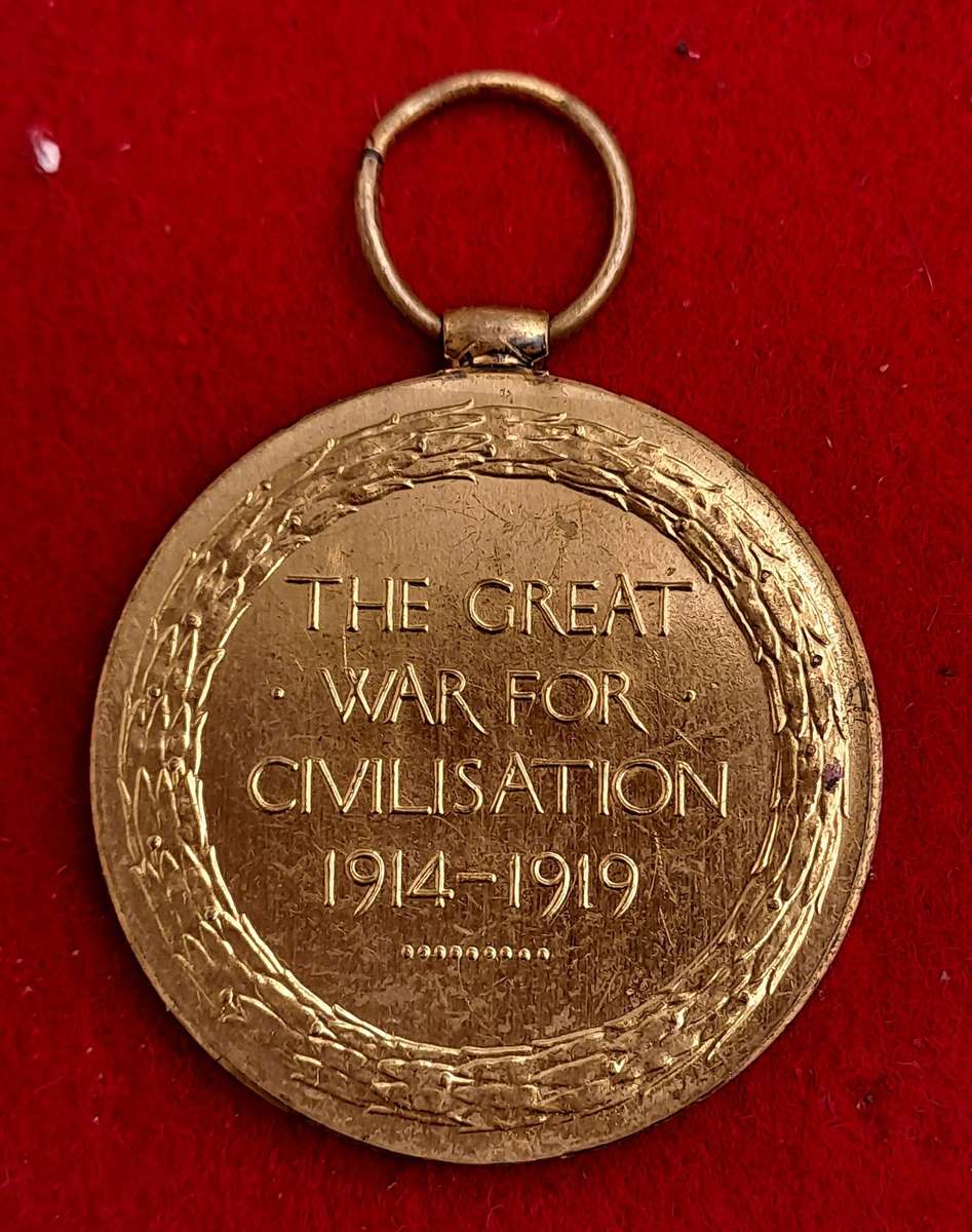 WWI British Victory Medal Awarded to Lieut. B.Goldsmith