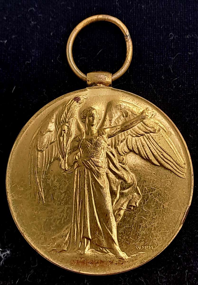 WWI British Victory Medal Awarded to Lieut. B.Goldsmith