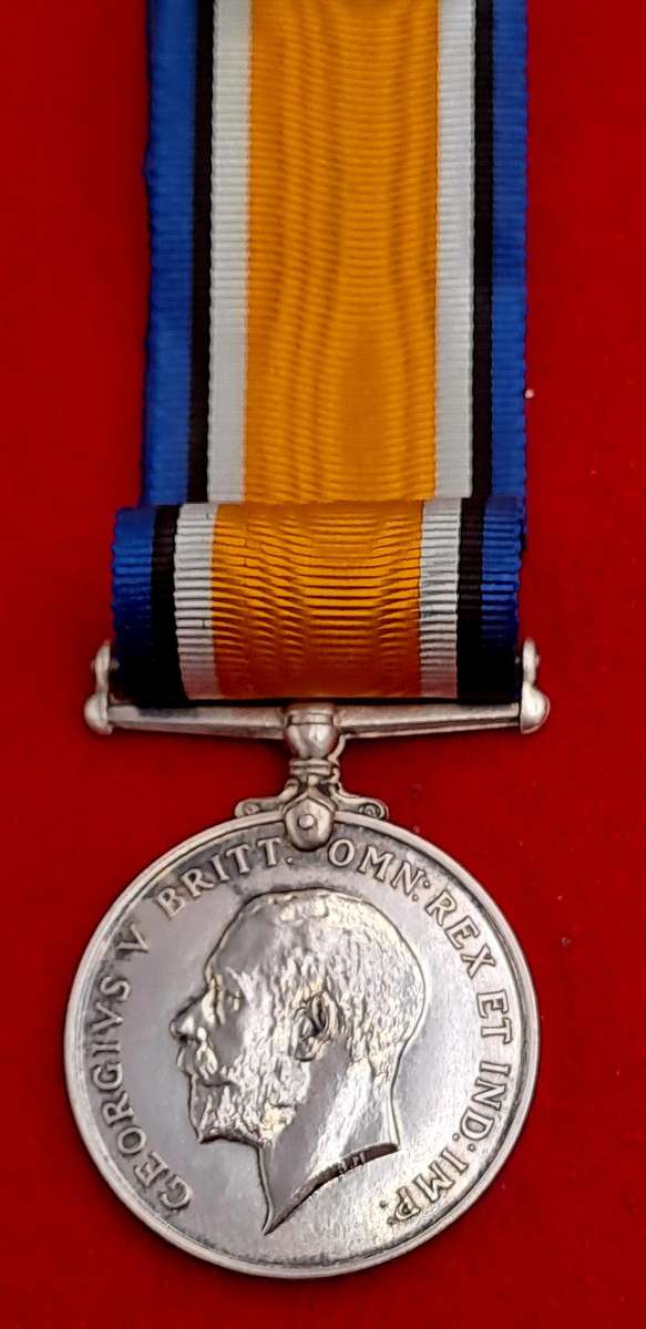 1914-1918 WW1 Sterling Silver War Medal,Lieut.B.Goldsmith