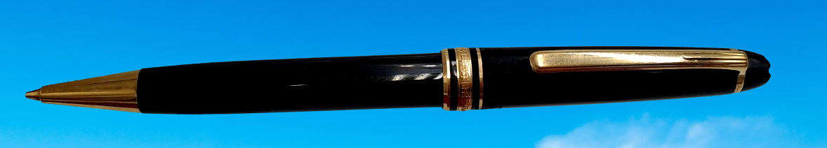 Pre-Owned Montblanc Meisterstück Gold-Coated Ballpoint Pen-SN EH2355967 -Ink is Dry -No Box