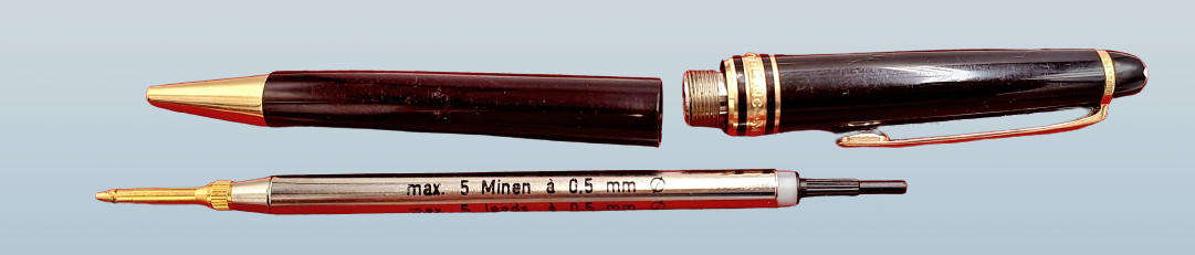 Pre-Owned Montblanc Meisterstück Gold-Coated Ballpoint Pen-SN EH2355967 -Ink is Dry -No Box