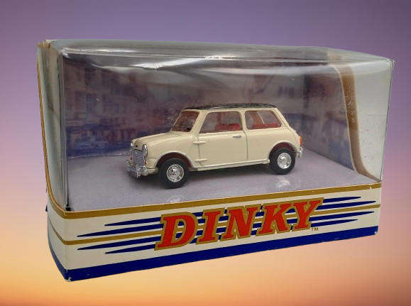 1990-Matchbox Dinky Collection DY-21 `1964 Austin Mini Cooper S in Box
