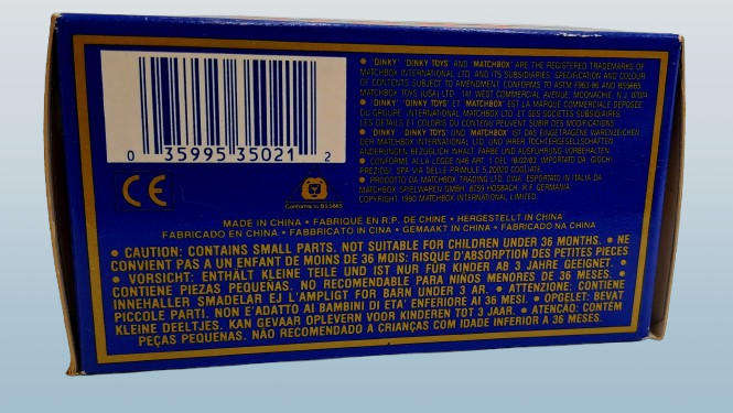 1990-Matchbox Dinky Collection DY-21 `1964 Austin Mini Cooper S in Box