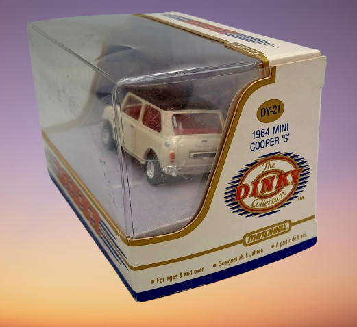 1990-Matchbox Dinky Collection DY-21 `1964 Austin Mini Cooper S in Box