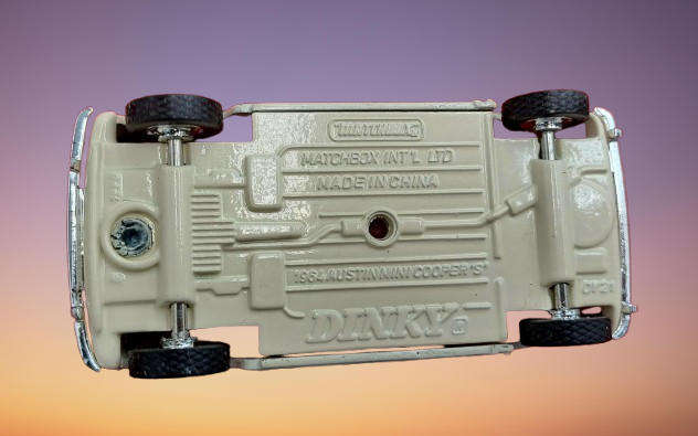 1990-Matchbox Dinky Collection DY-21 `1964 Austin Mini Cooper S in Box