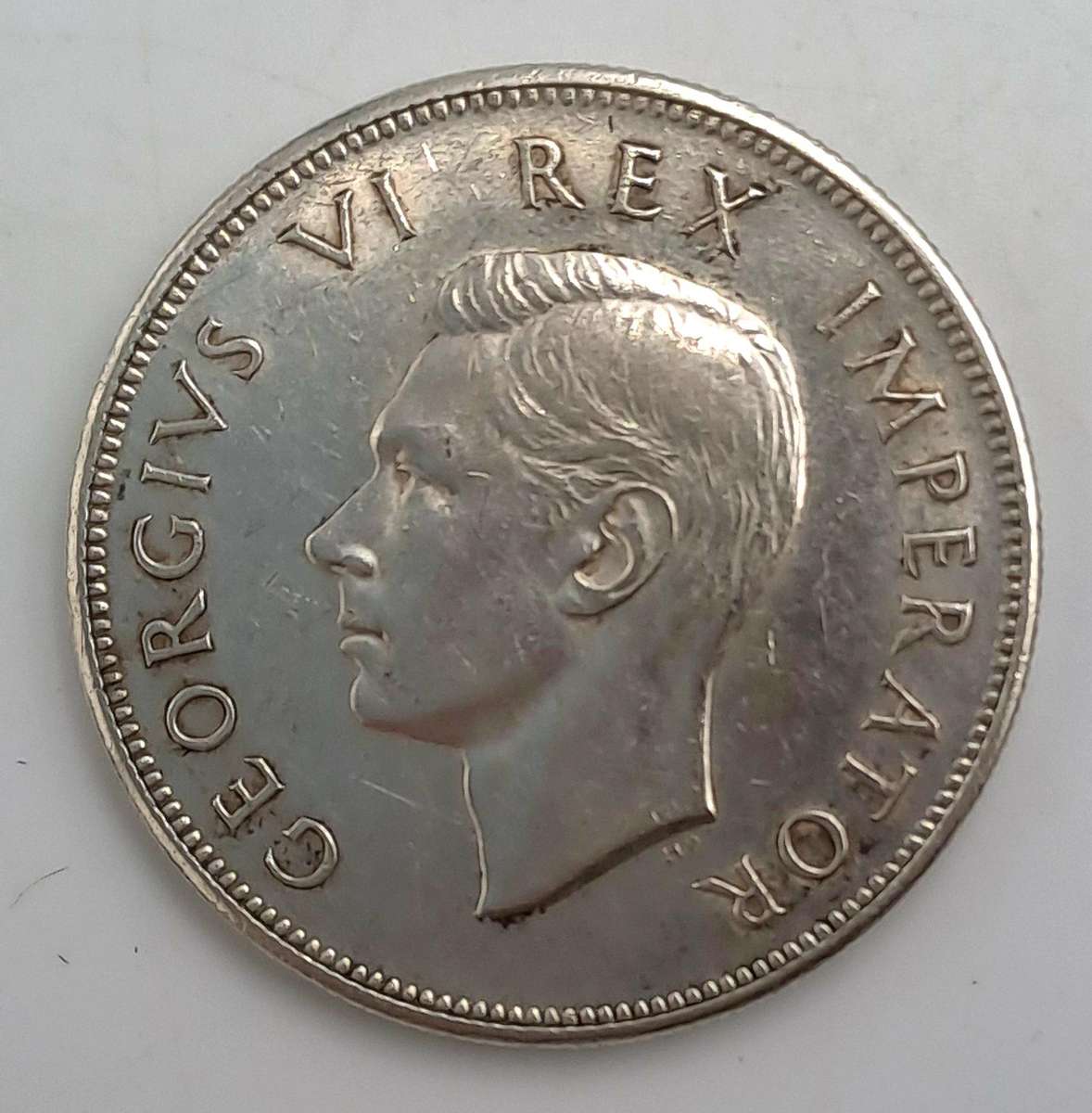 1939 South Africa .800 Silver 2½ Shillings - George VI Rex Imperator (ONLY 132897 Minted)