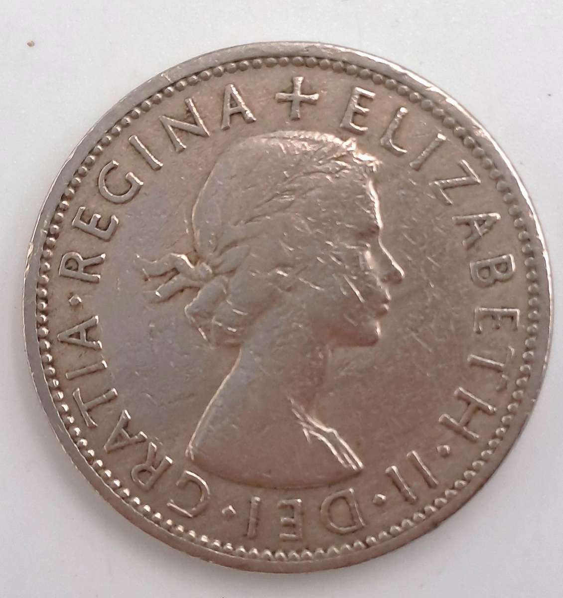 1962 United Kingdom 2 Shillings - Elizabeth II 1st portrait,