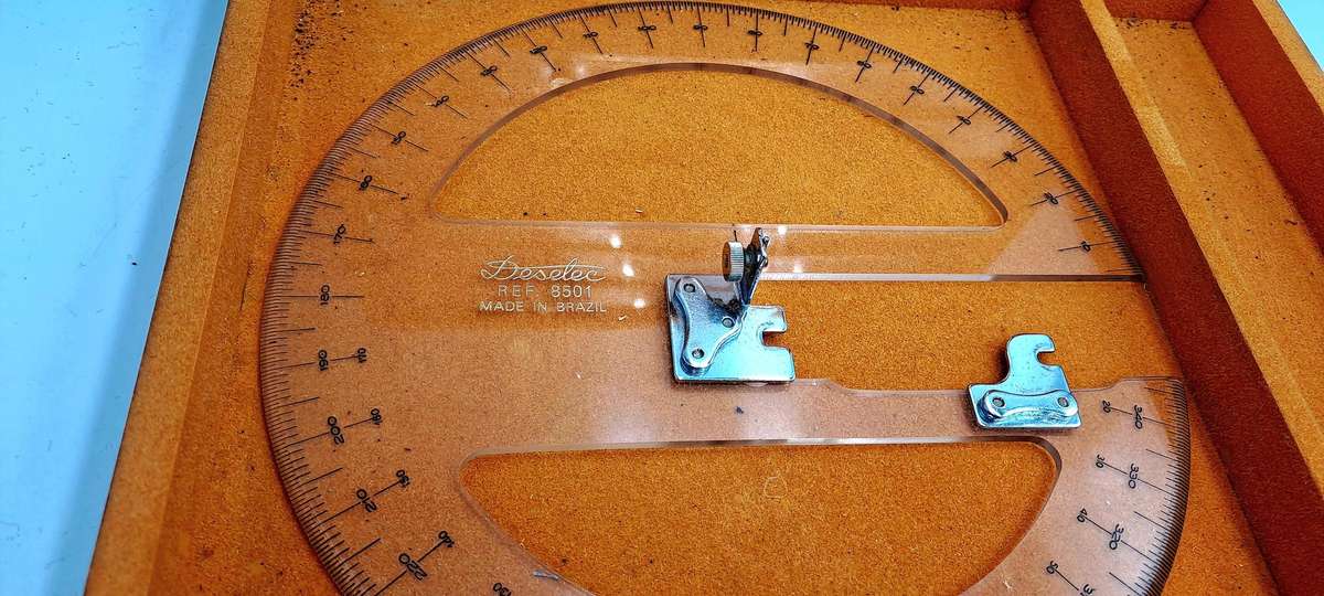 Vintage Deselec Goordenatografo 8501-set -made in Brazil-Polar coordinate for topography Set in Box