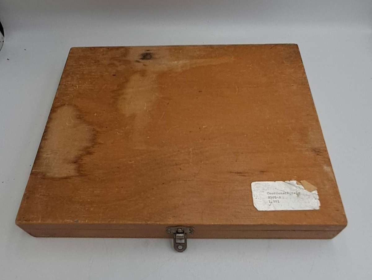 Vintage Deselec Goordenatografo 8501-set -made in Brazil-Polar coordinate for topography Set in Box