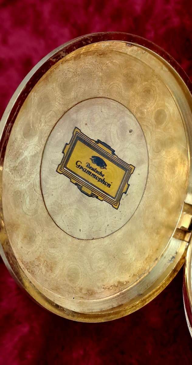 Vintage Lacher Quartz Pocket watch on chain-Made in West Germany -Working