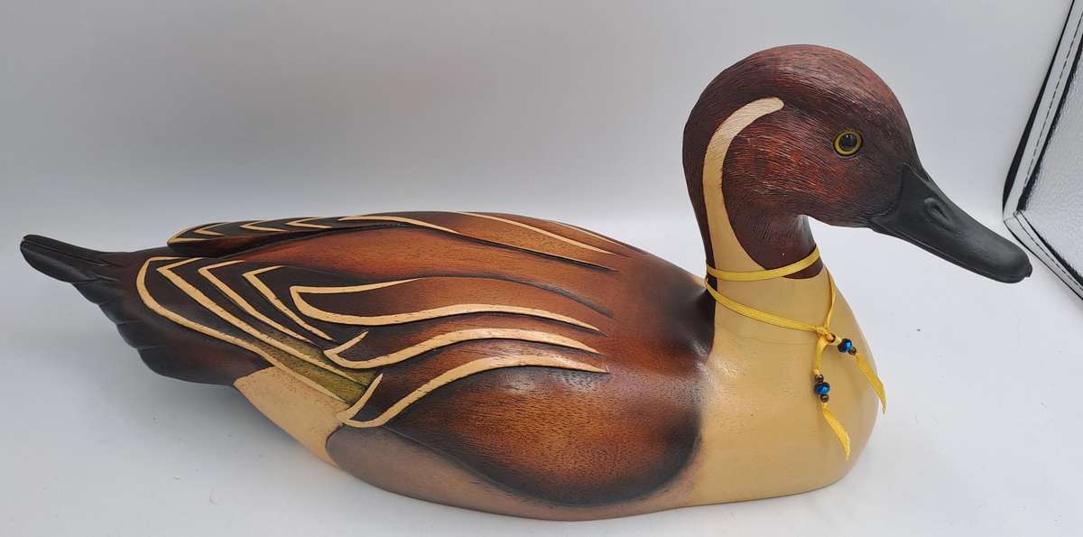 Knysna Feathers Gallery Limited Edition No 299 of 2000 PINTAIL Hand Crafted Hand Crafted and Painted