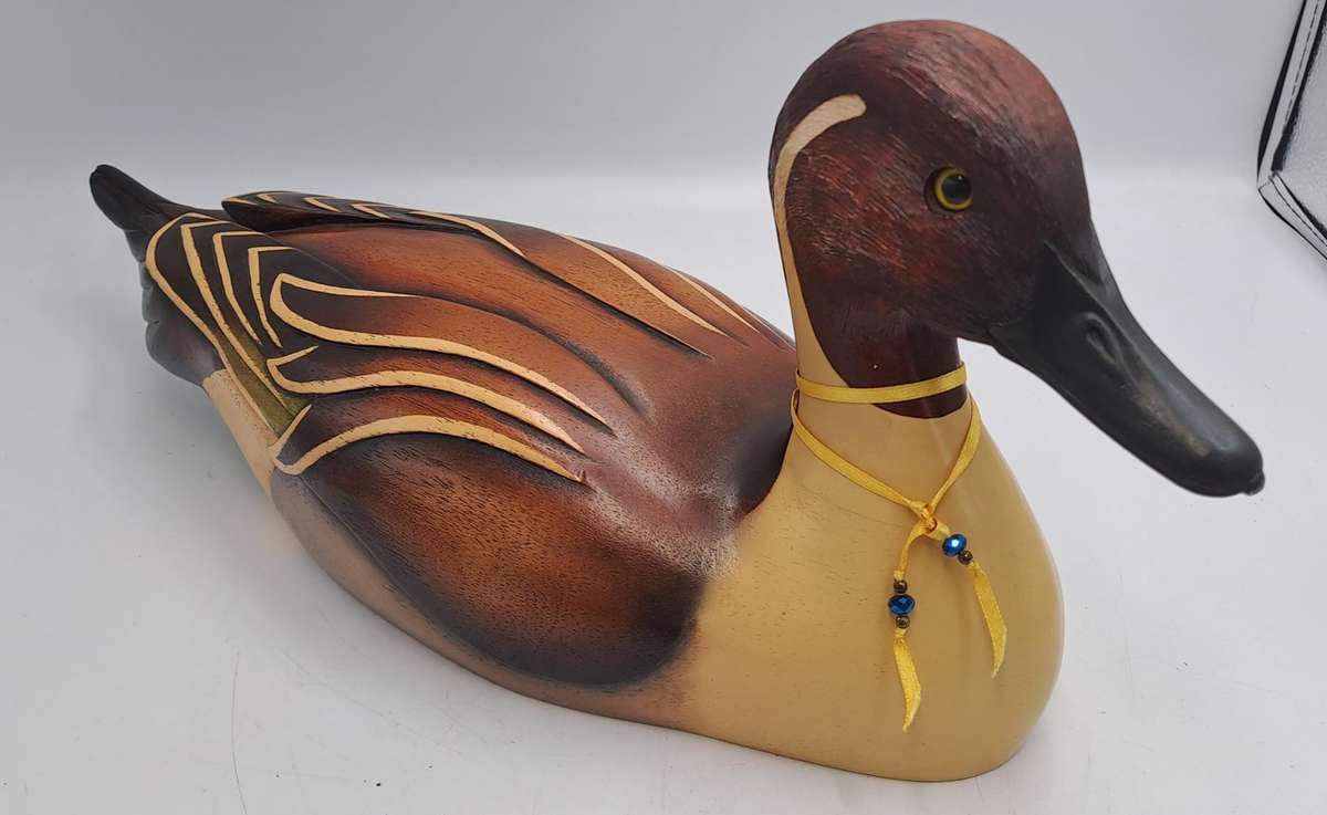 Knysna Feathers Gallery Limited Edition No 299 of 2000 PINTAIL Hand Crafted Hand Crafted and Painted