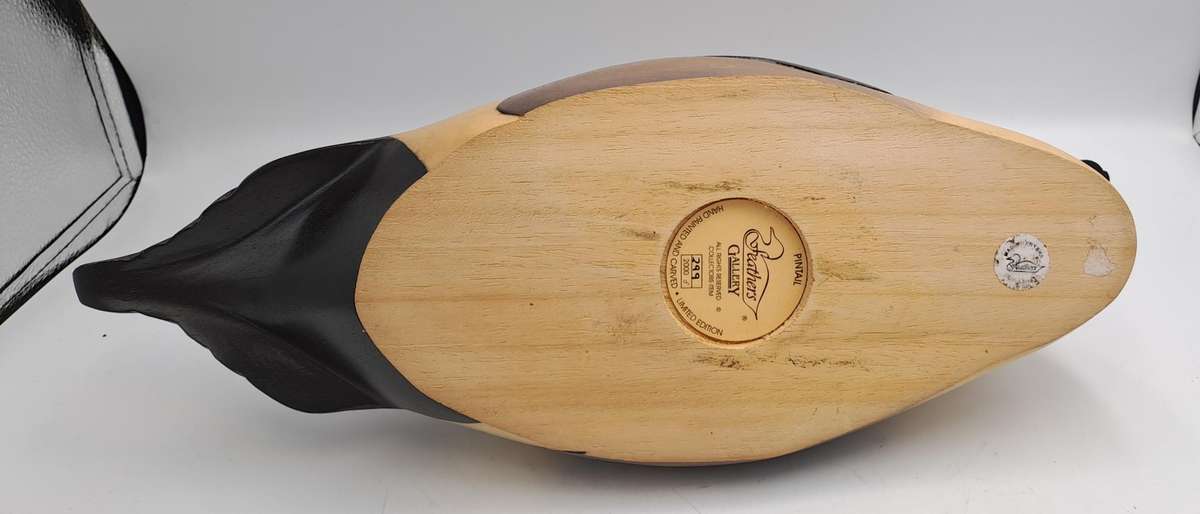 Knysna Feathers Gallery Limited Edition No 299 of 2000 PINTAIL Hand Crafted Hand Crafted and Painted