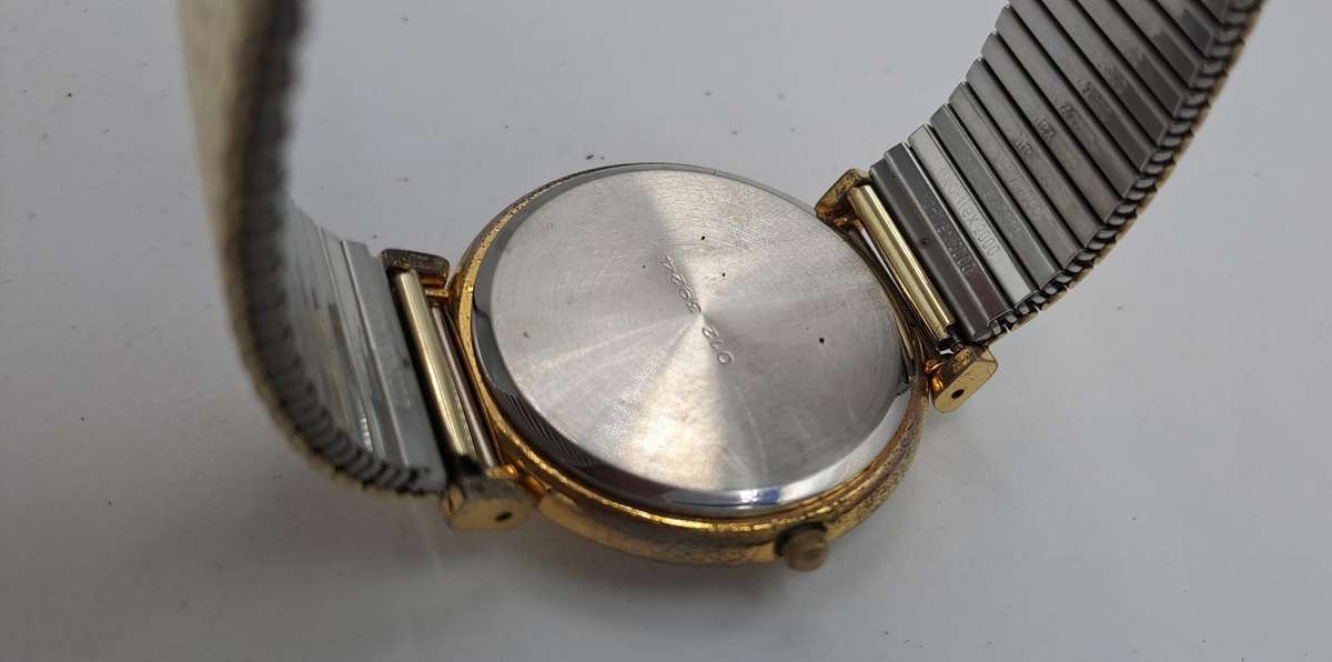 Pre-Owned Gold Tone Mens Lanco Quartz watch -Working