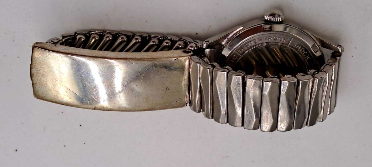 Vintage 1940's Swiss TISSOT Antimagnetique Men's Mechanical Watch -Working (sterling top strap)