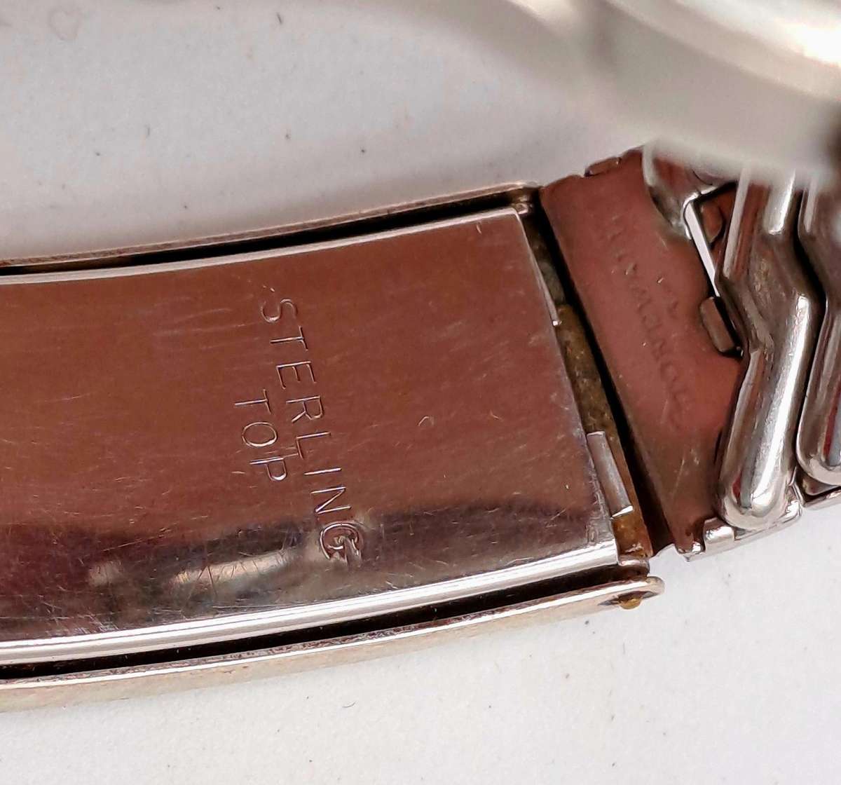 Vintage 1940's Swiss TISSOT Antimagnetique Men's Mechanical Watch -Working (sterling top strap)