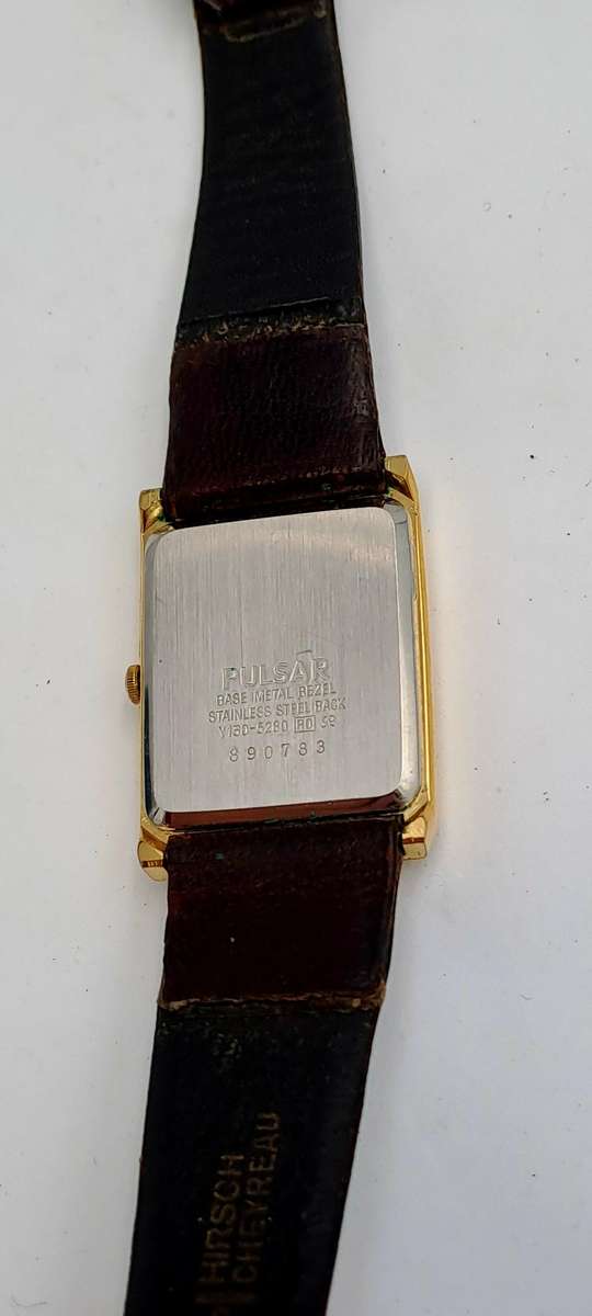 Pre-Owned Vintage Pulsar Tank Y130-2580 Watch -Working -Japan Movt. Unisex