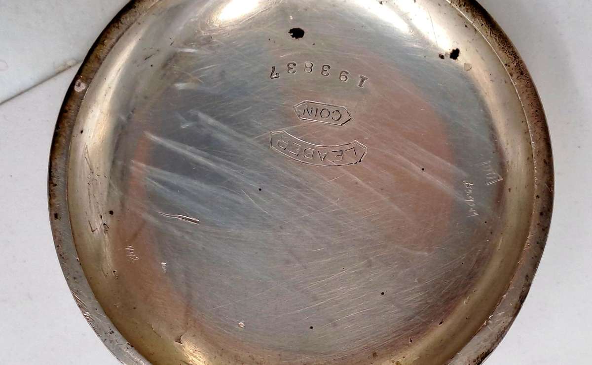 Antique 1882 Elgin Pocket watch Sn 1188071 Not working-Leader Case Coin silver