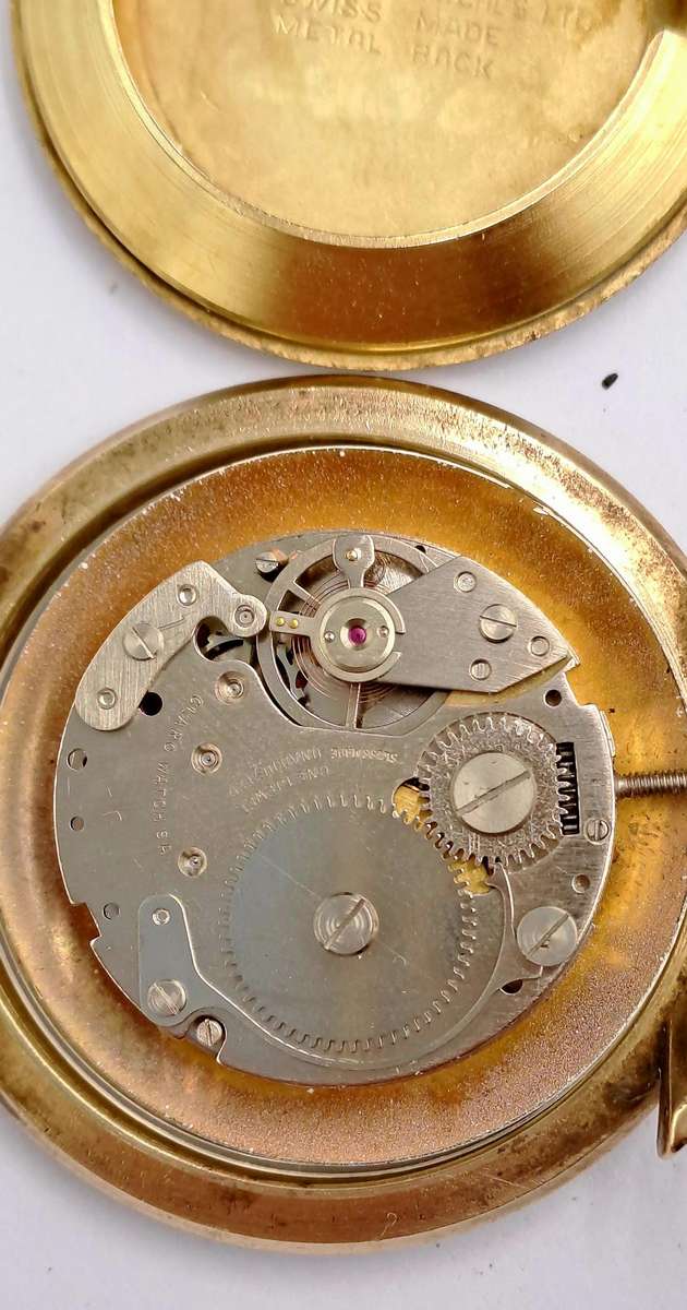 Rare Find!!! 2 x 1960's Swiss Made Old England Black Bezel Watches for repairs by CLARO Watch SA.