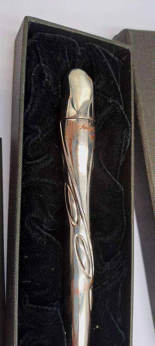 Original Andy-C Andy Cartwright designer Pencil boxed (pencil mechanism plasic top broken) Pewter