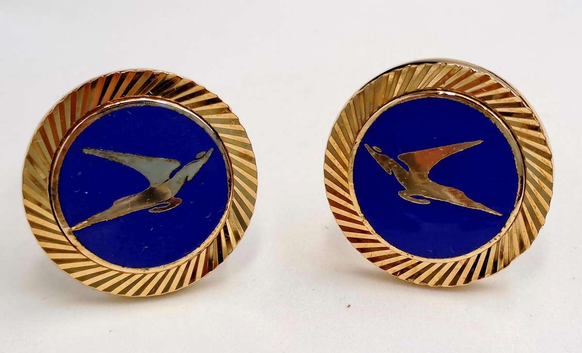 Vintage SAA (SAL) South African Airways Diplomat Cufflinks - Boxed