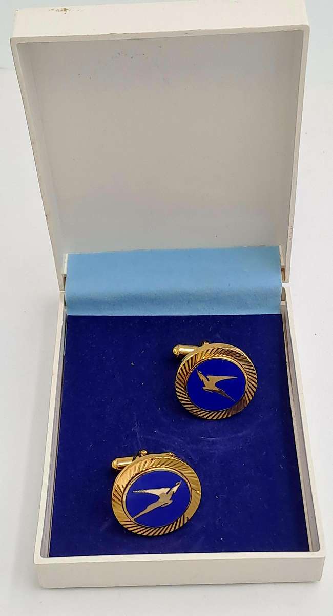 Vintage SAA (SAL) South African Airways Diplomat Cufflinks - Boxed