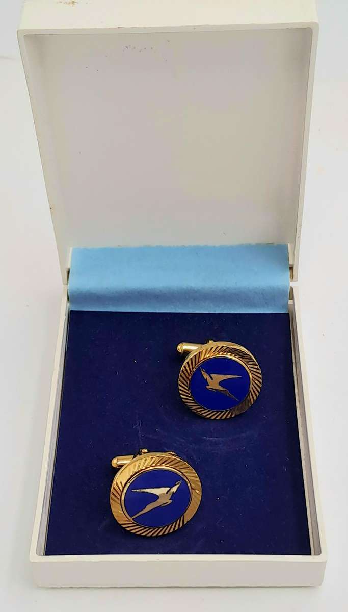 Vintage SAA (SAL) South African Airways Diplomat Cufflinks - Boxed