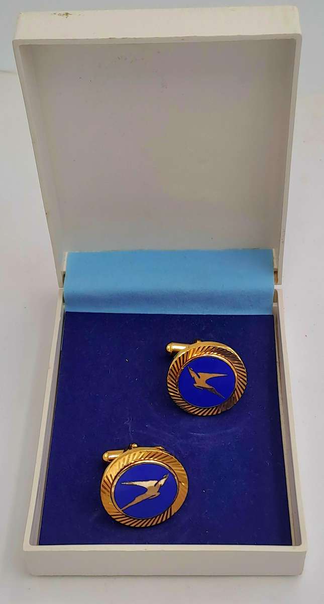 Vintage SAA (SAL) South African Airways Diplomat Cufflinks - Boxed