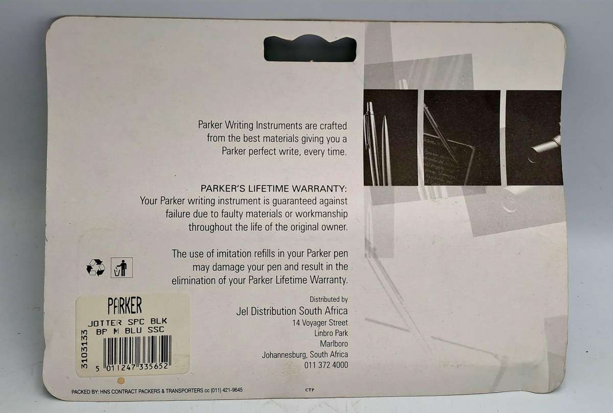 Old Stock 1 Parker Jotter  Ball Pen still in Packaging