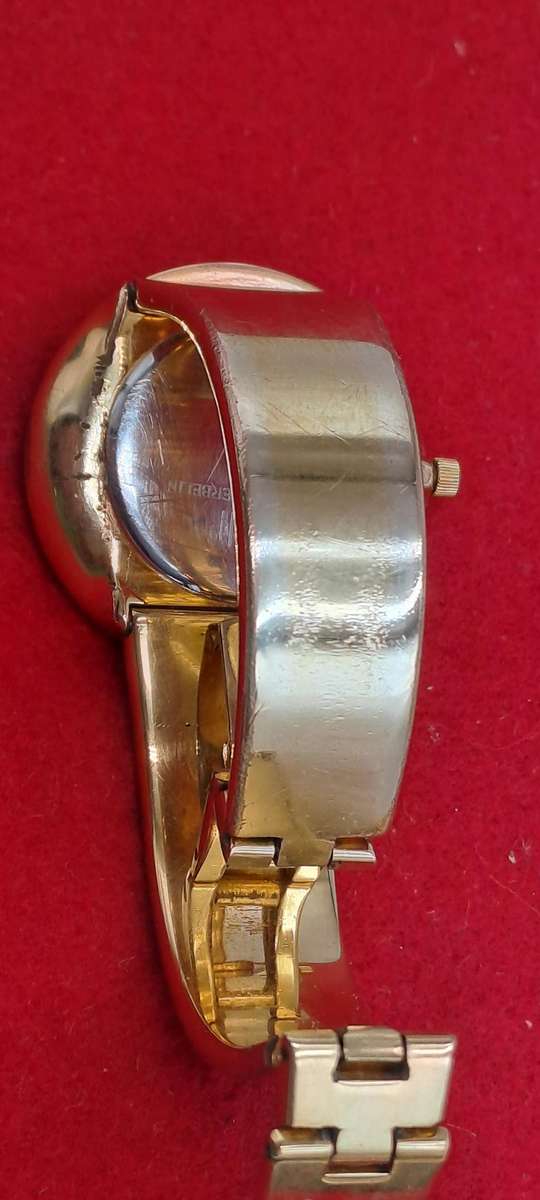 Pre-owned Ladies Michel Herbelin Paris rolled gold watch in Box with Booklet used condition