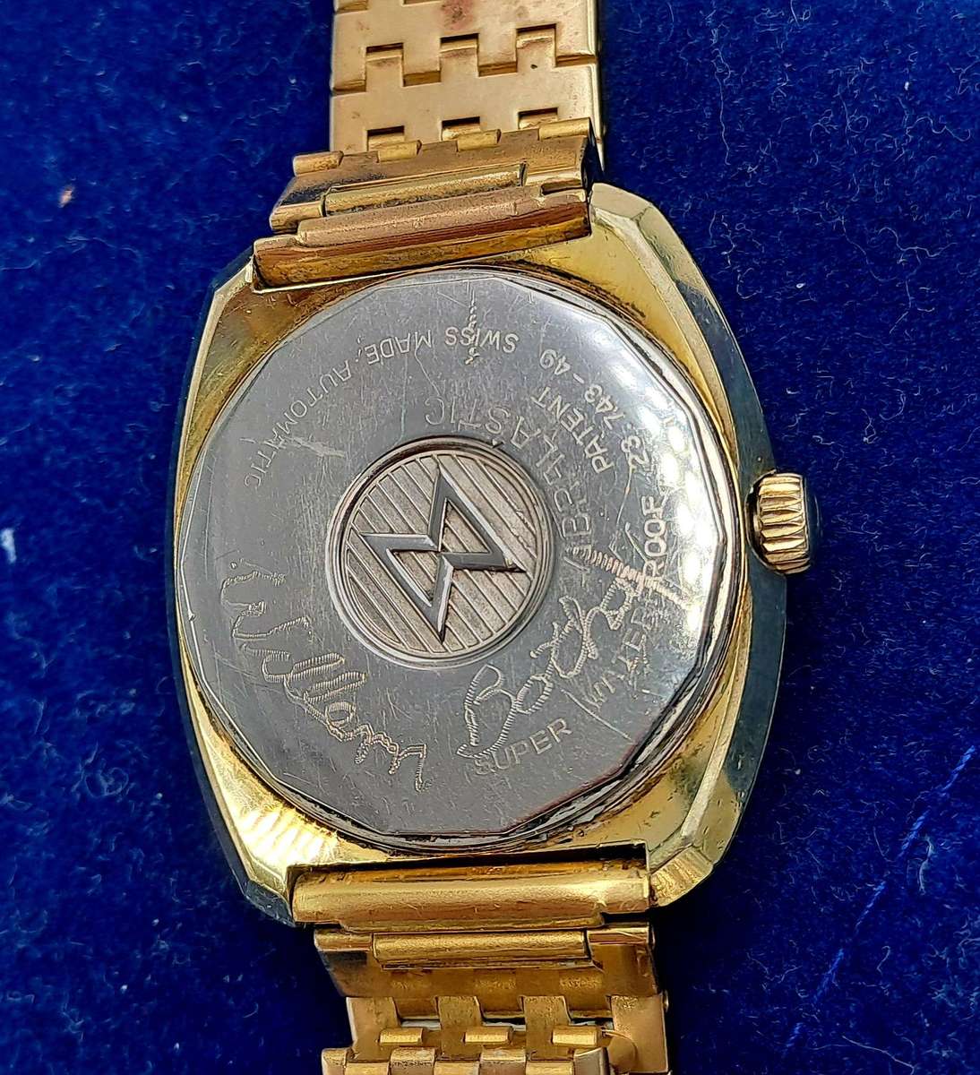 Vintage  1970's Swiss Men's DELFIN Acapulco 202 Automatic Watch -Working