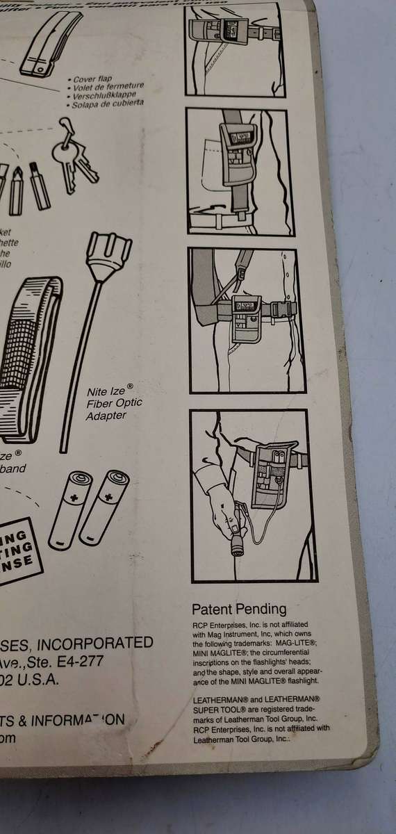 Nite Ize Pock-Its Plus Versatile Utility Holster (2 available) IN SEALED PACKAGE MADE IN THE USA