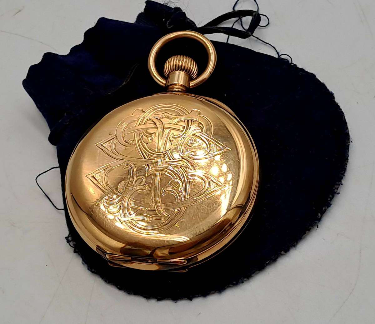 Antique Waltham 10ct Gold Plated Pocket Watch great condition Made in the USA-NOT RUNNING