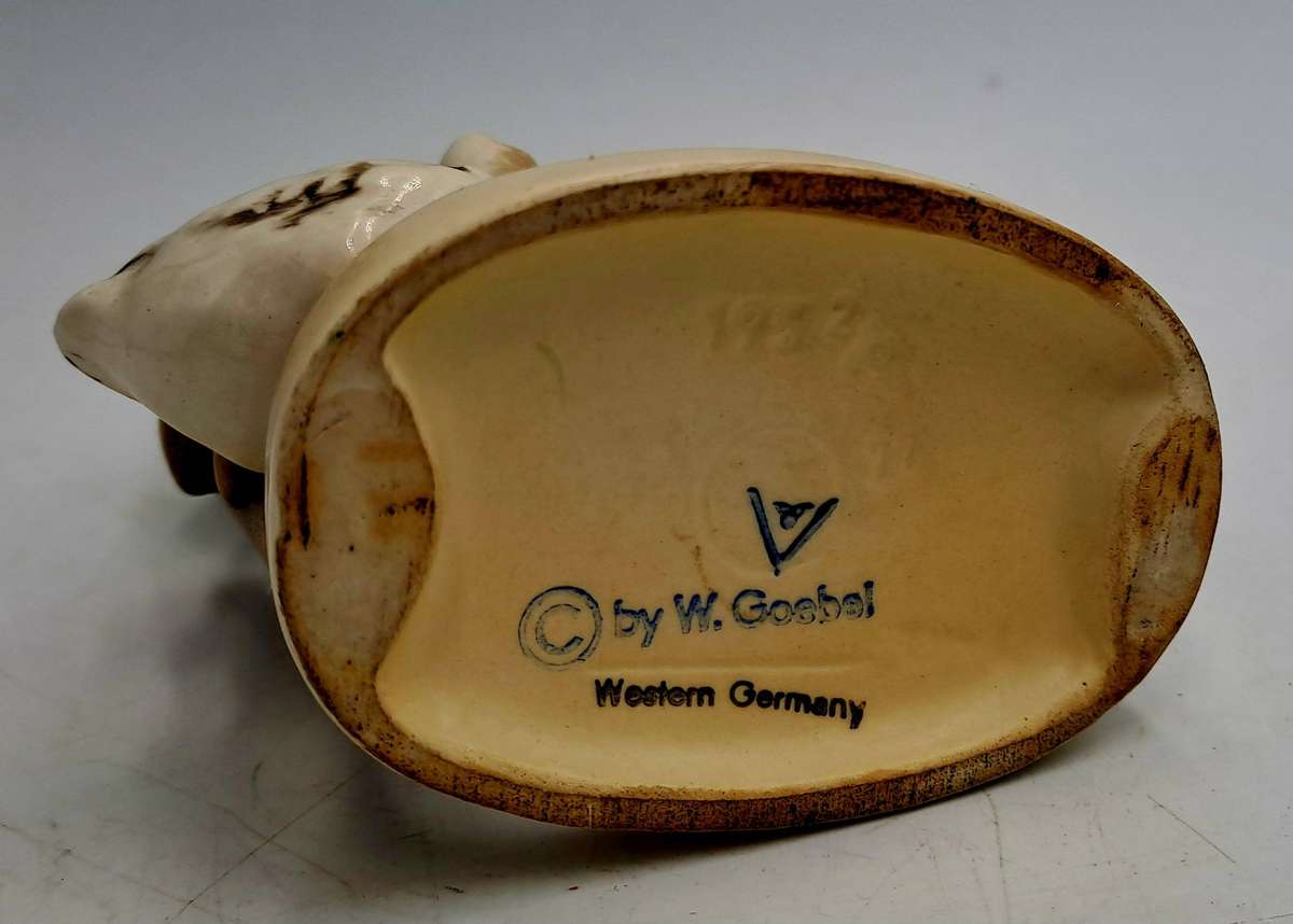 Vintage 1950's Goebel HUMMEL Barnyard Hero Boy Goose Figurine W Germany