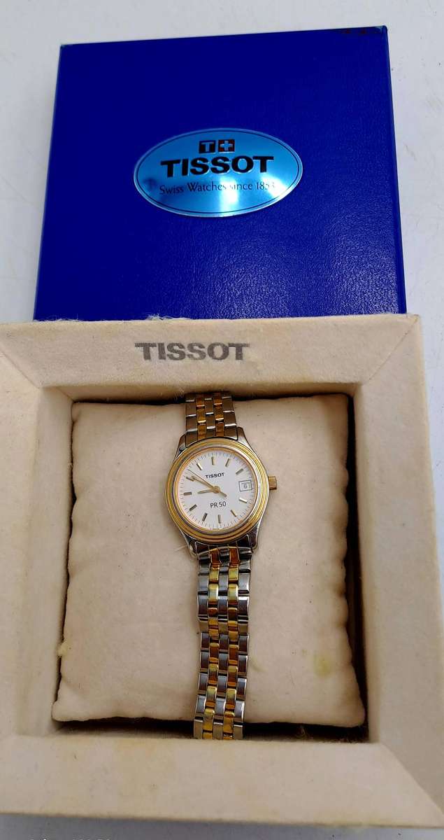 Original Pre-Owned ladies Tissot PR50 Quartz Watch -Working boxed