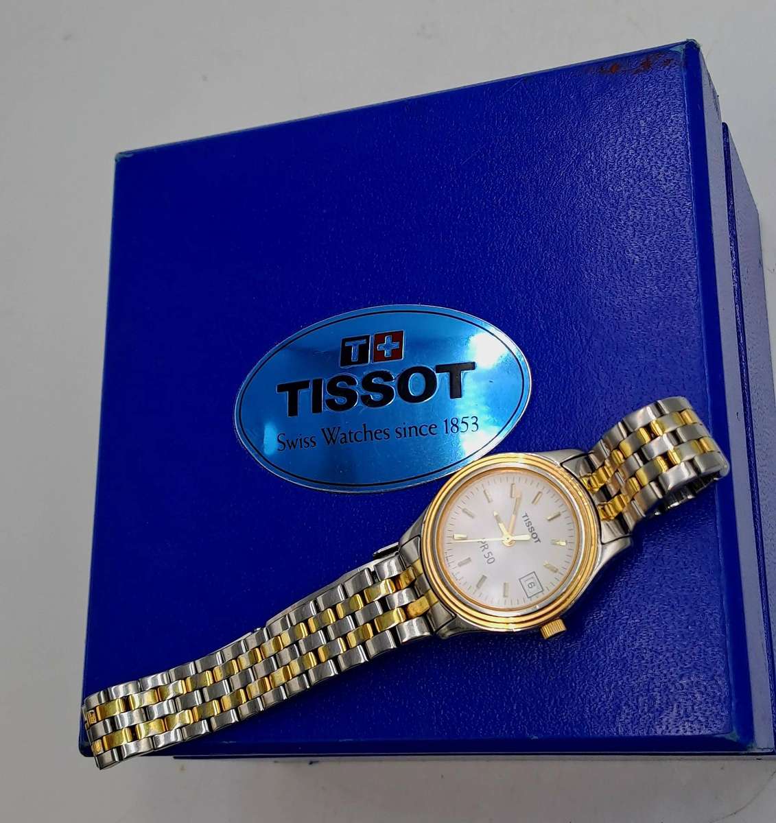 Original Pre-Owned ladies Tissot PR50 Quartz Watch -Working boxed