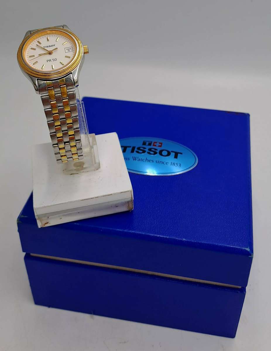 Original Pre-Owned ladies Tissot PR50 Quartz Watch -Working boxed