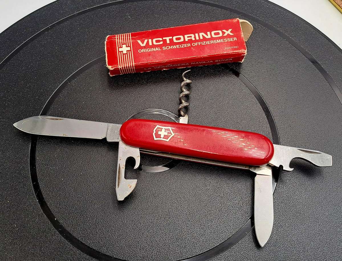 The Original Victorinox Swiss Army Knife -Officer Model -Box damaged - Branded